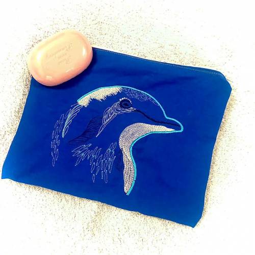 Stickdatei Delfin