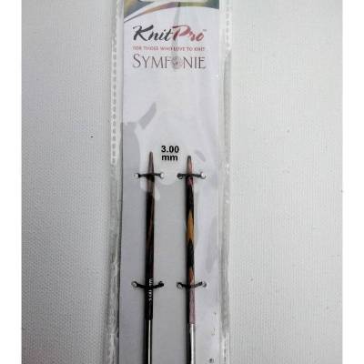Knit Pro Symfonie, austauschbare Rundstricknadeln mit kurzer Spitze aus Holz in den Stärken 3,0mm, 3,5mm oder 4,0mm