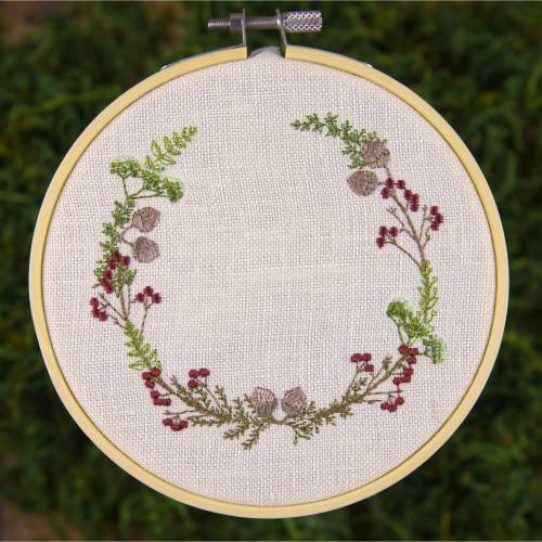 Stickdatei Beerenkranz