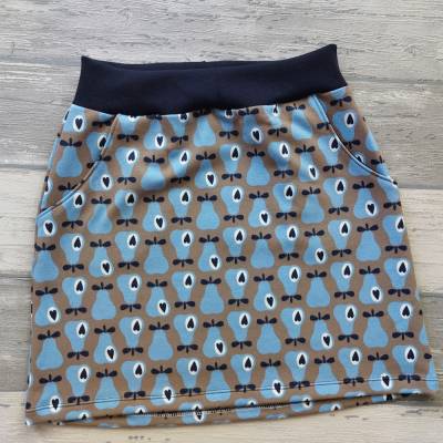 Kinderrock aus Sweat Birnen Größe 128