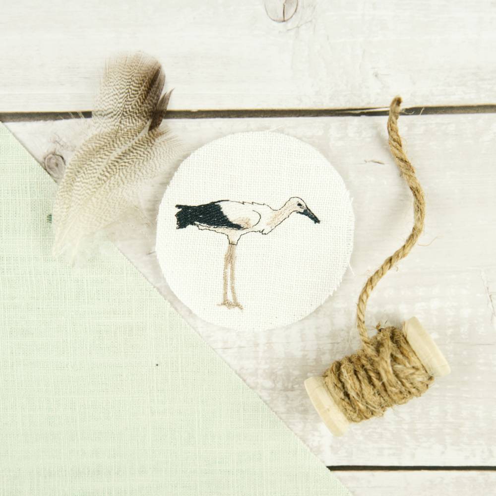 Stickdatei Set Störche im Nest Bild 4