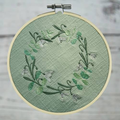 Stickdatei Eukalyptuskranz