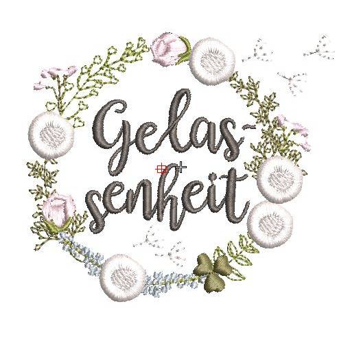 Stickdatei Set Wunschkränze Freude, Gelassenheit, Hoffnung, Kraft und Zuversicht, sowie blanko Bild 8