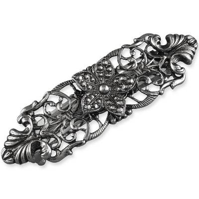 Metall Haarspange Jugendstil, Filigrane Haarspange Vintage, Viktorianischer Haarschmuck, Dirndl Haarschmuck Oktoberfest