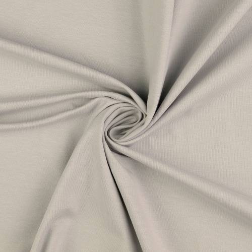 Jersey Baumwolljersey UNI Einfarbig hellgrau Oeko-Tex Standard 100 (1m/11,-€)