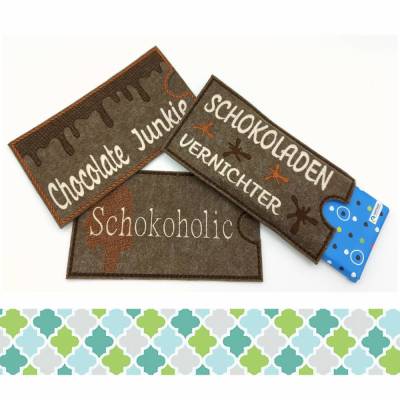 Hülle für Schokolade 
