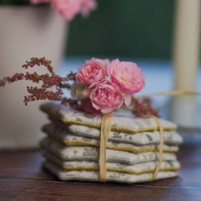 Stickdatei Set Tassenuntersetzer