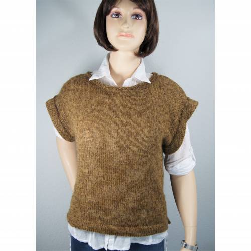 Strickpullunder Mohair ocker