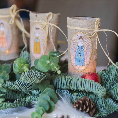 Stickdatei Set Engel Free Standing Lace fsl