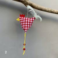 Huhn, Osterdeko, 1 St. Stoffhuhn, Oster-Hühnchen