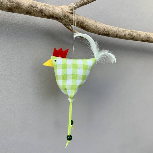 Huhn, Osterdeko, 1 St. Stoffhuhn, Oster-Hühnchen