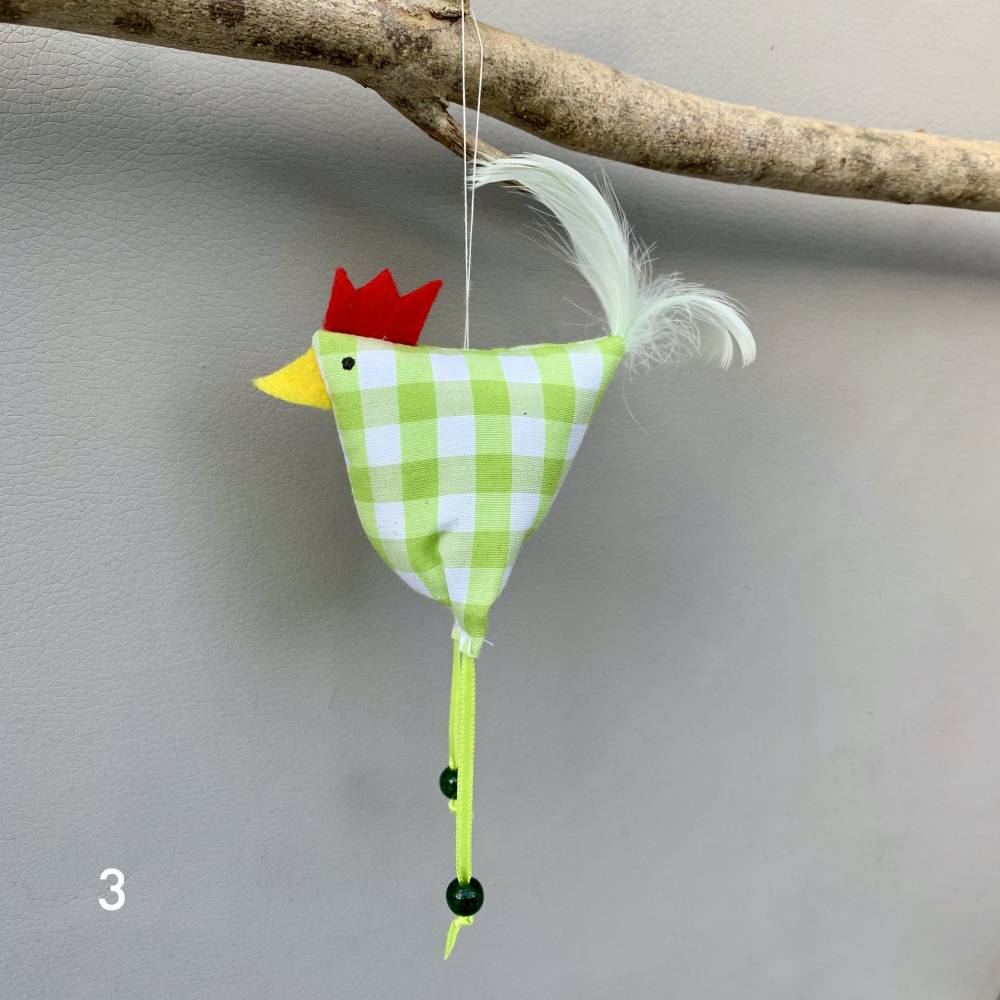 Huhn, Osterdeko, 1 St. Stoffhuhn, Oster-Hühnchen Bild 3