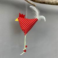 Huhn, Osterdeko, 1 St. Stoffhuhn, Oster-Hühnchen