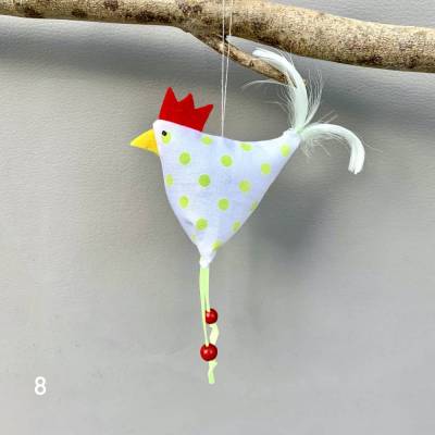 Huhn, Osterdeko, 1 St. Stoffhuhn, Oster-Hühnchen