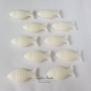 10 St. FISCHE Seifenfische NATUR Gastgeschenke