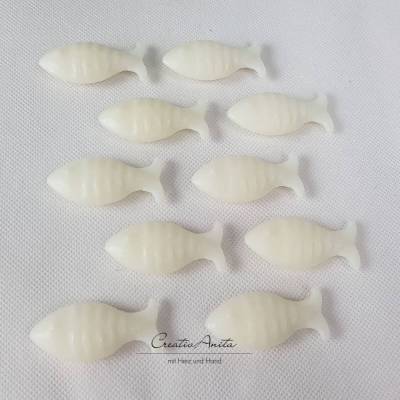 10 St. FISCHE Seifenfische NATUR Gastgeschenke