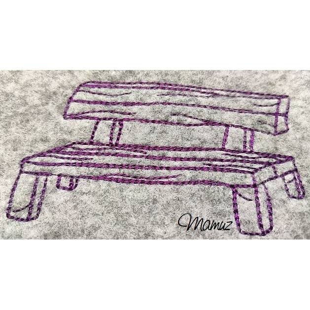 *  Liebesbaum mit Sitzbank  *  vier Stickdateien Bild 6