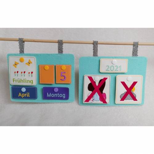 Wandkalender Set A ITH Stickdatei ab 10x10