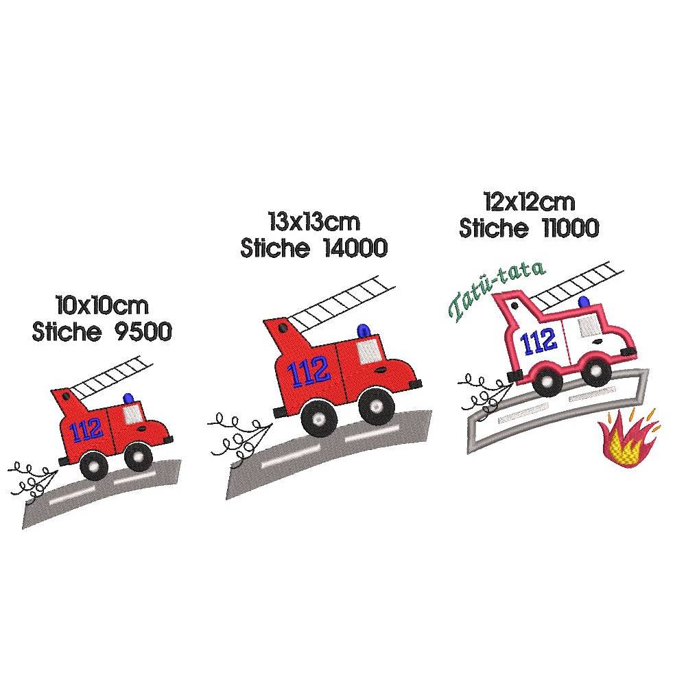Stickdatei Feuerwehr Bild 4