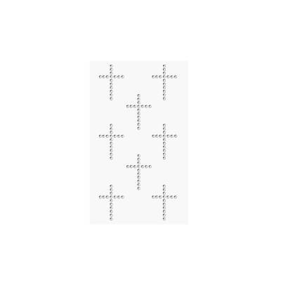 Strass-Sticker Kreuz