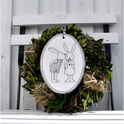 Anhänger Ostern Hase Paar