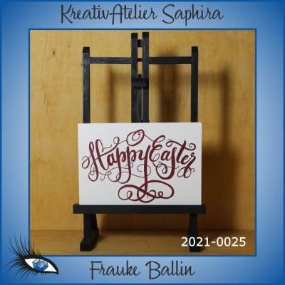 ►2021-0025◄ Karte B6 - OSTERN - "Happy Easter"