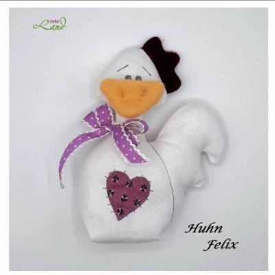 ITH Stickdatei Huhn Felix  13x18