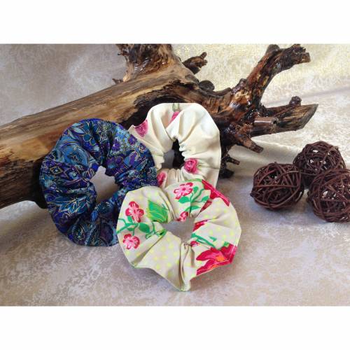 waschbare Scrunchie mit Blumenmuster