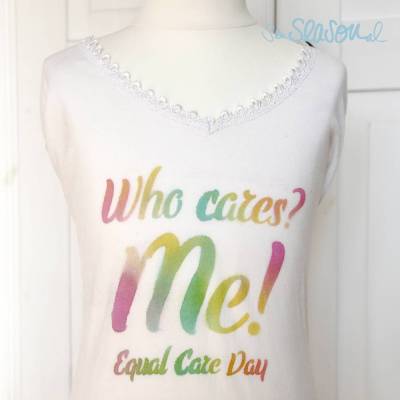 Kostprobe Plotterdatei zum EQUAL CARE DAY, Plottdatei mit Statement von senSEASONal