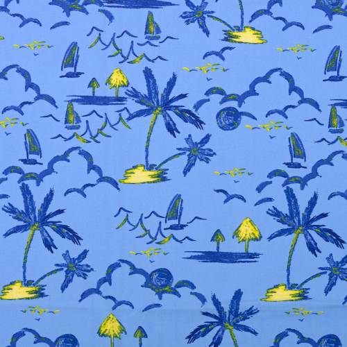 Funktionsjersey Swim & Sport  Sport- u. Freizeitkleidung Palme Meer Oeko-Tex Standard 100(1m/12,-€)