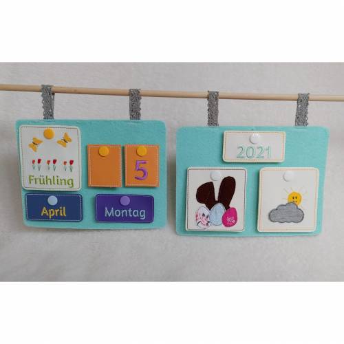 Wandkalender Set A+B ITH Stickdatei ab 10x10