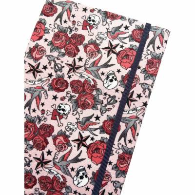 Notizbuch Tattoo Roses Rosen Tattoo Fan Geschenkidee Geschenkartikel