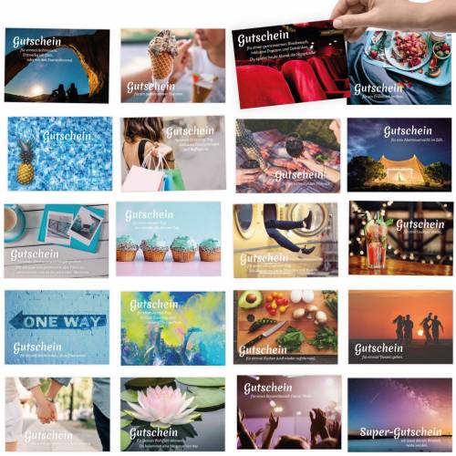 20 Gutscheine für Paare: Romantisch & kreativ