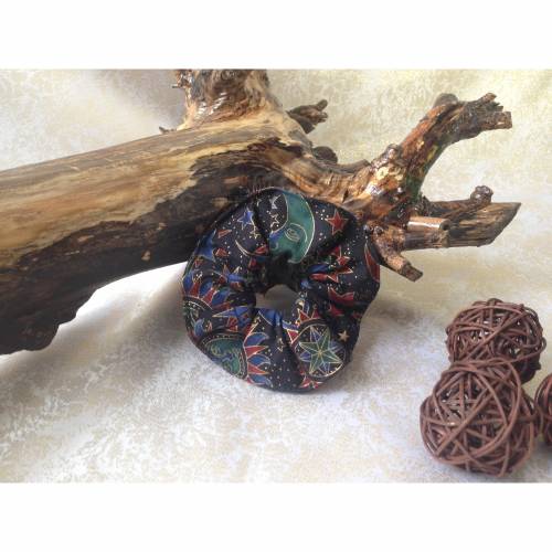 maschinenwaschbarer Zopfgummi Sonne Mond Sterne