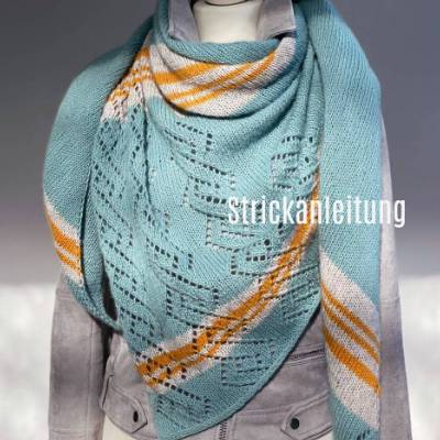 Strickanleitung Lizas Tuch Skydiver