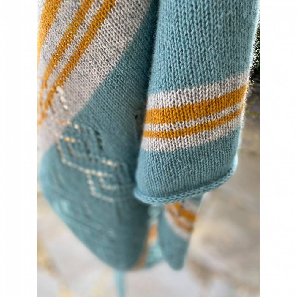 Strickanleitung Lizas Tuch Skydiver Bild 10