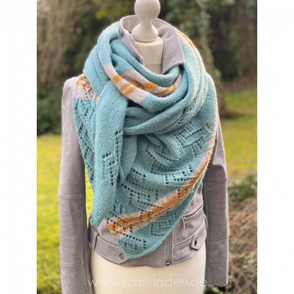 Strickanleitung Lizas Tuch Skydiver Bild 2