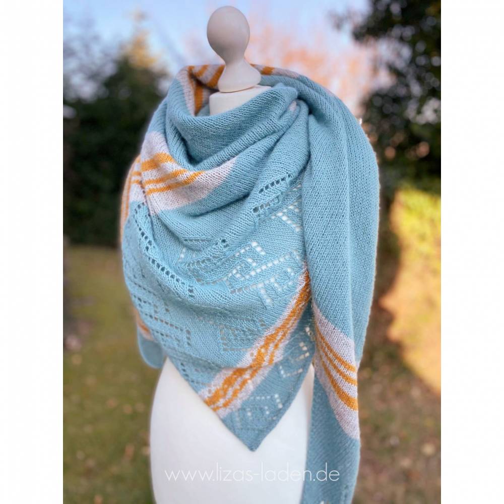 Strickanleitung Lizas Tuch Skydiver Bild 5