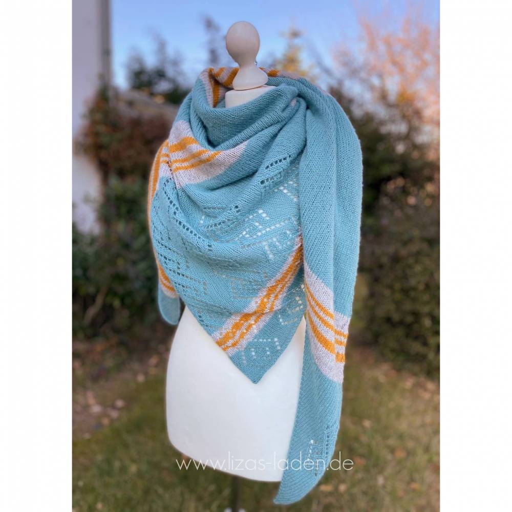 Strickanleitung Lizas Tuch Skydiver Bild 6