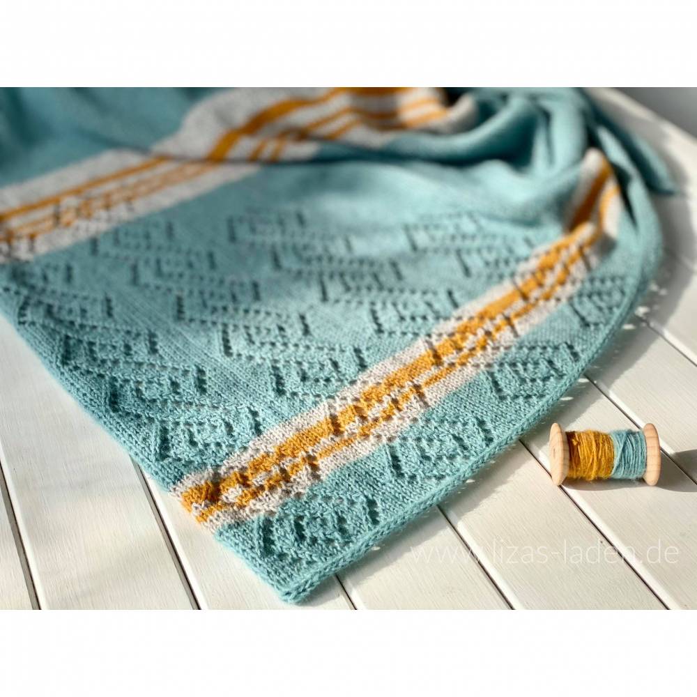Strickanleitung Lizas Tuch Skydiver Bild 7