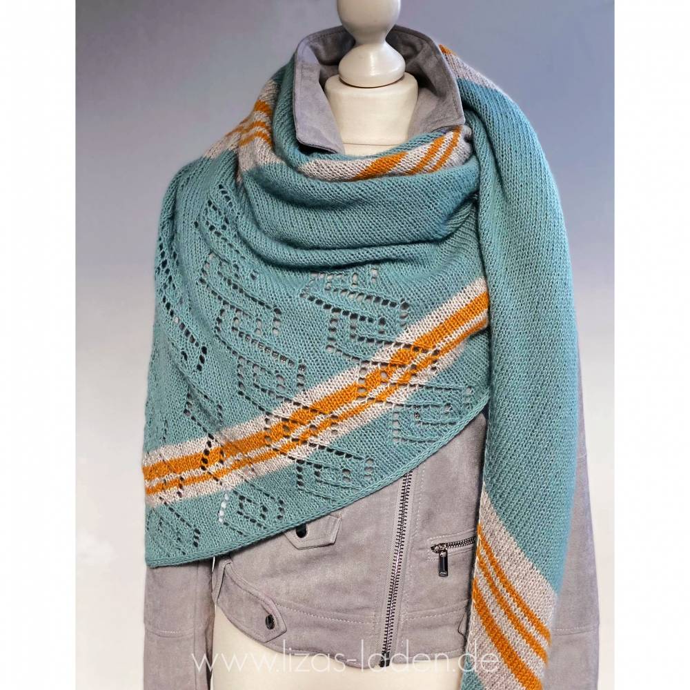 Strickanleitung Lizas Tuch Skydiver Bild 8