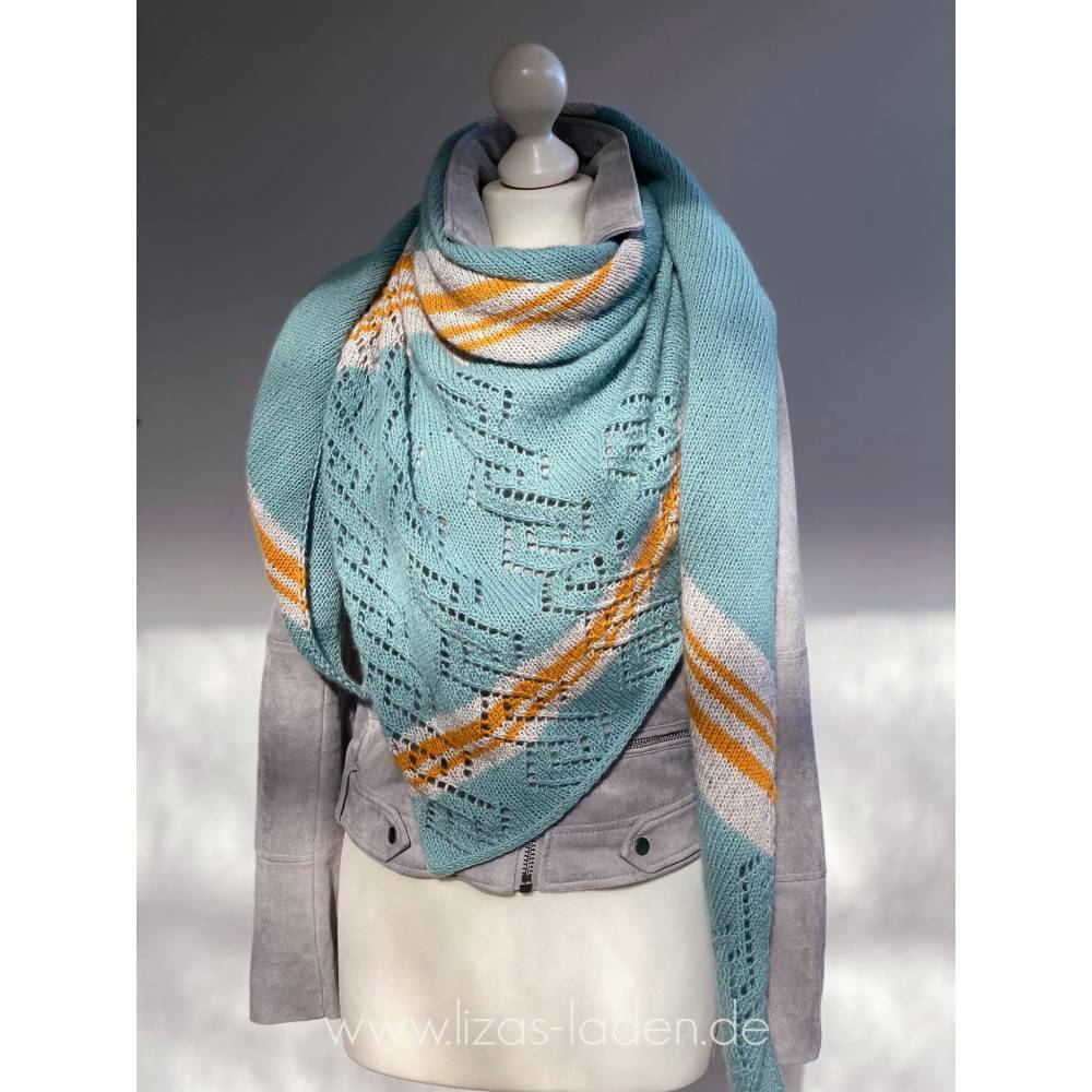 Strickanleitung Lizas Tuch Skydiver Bild 9