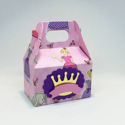 4 Stück Lunch Box „Prinzessin mit Krone" Medium