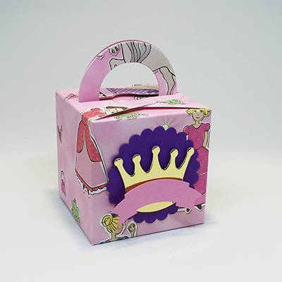 4 Stück Big Box „Prinzessin mit Krone" Medium