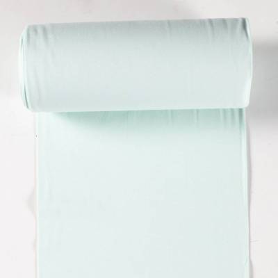 Bündchenstoff Schlauchware hellmint 0,50m Öko-Tex 100 – elastischer Jersey Meterware