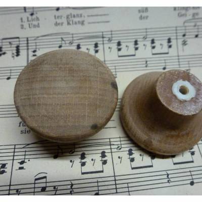 2 alte Holzknöpfe für Schubladen