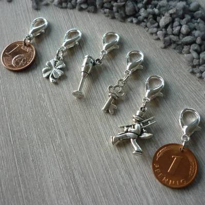  6 Glücksbringer im Set / Gastgeschenke / kleine Aufmerksamkeiten zu vielen Anlässen / Gelegenheiten