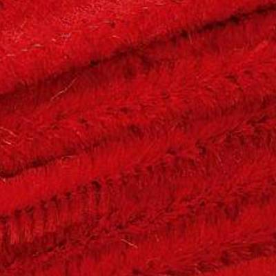 Biegeplüsch Pfeifenputzer Chenilledraht Karminrot