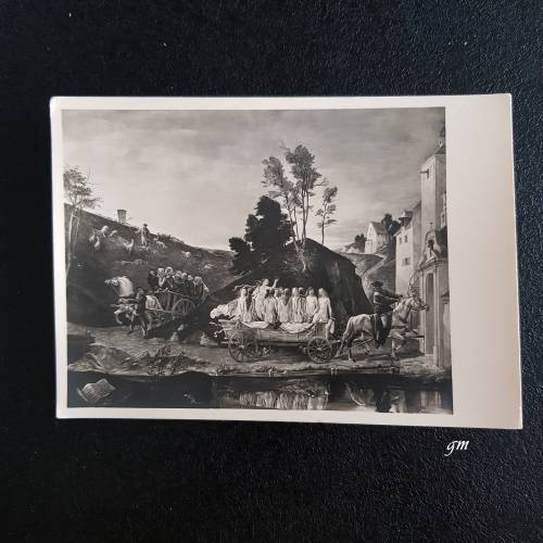 Postkarte Haus der Kunst München „Volkslied“ Franz Weis Fotografie 50er Jahre
