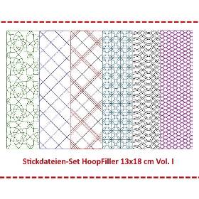 Stickdateien Set HoopFiller 13x18 Vol. I
